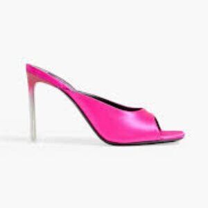 Sergio Rossi Liya satin mules NIB